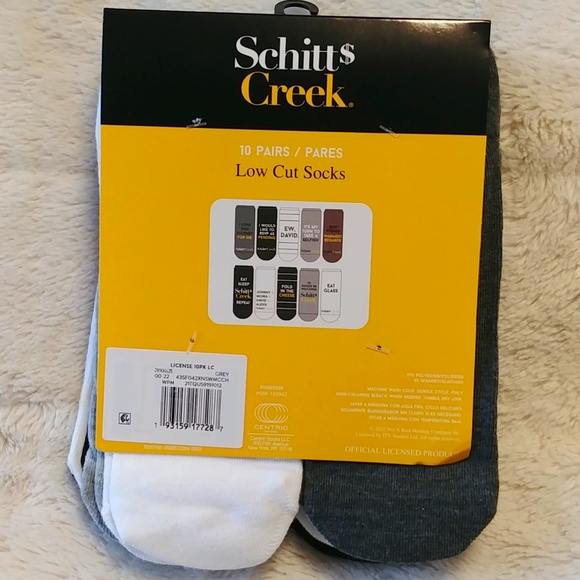 NWT Schitt$ Creek 10 Pack Low Cut Socks - Picture 2 of 5